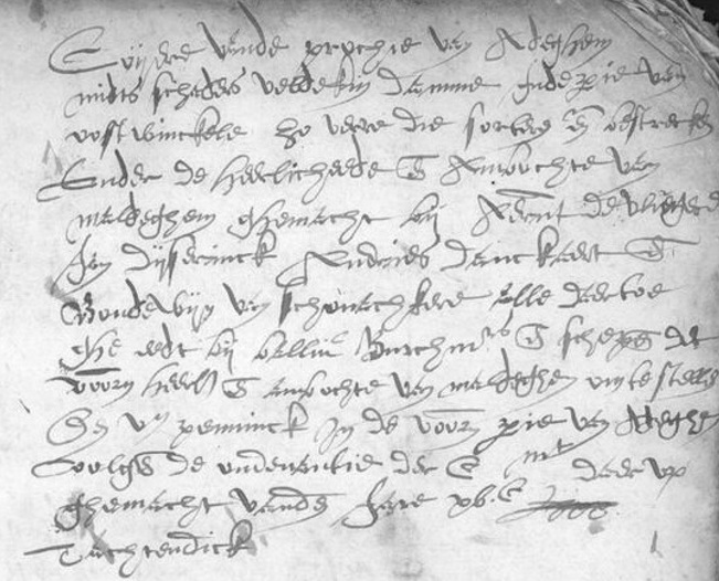 Penningkohieren van Adegem met vermeldingen van de familie Van Lantschoot, 1585–1593