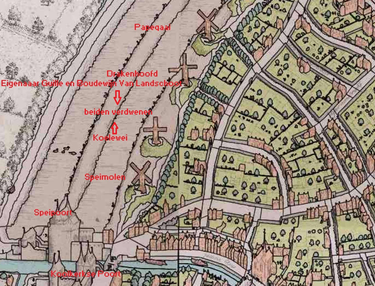 Draekenhoofd molen Brugge