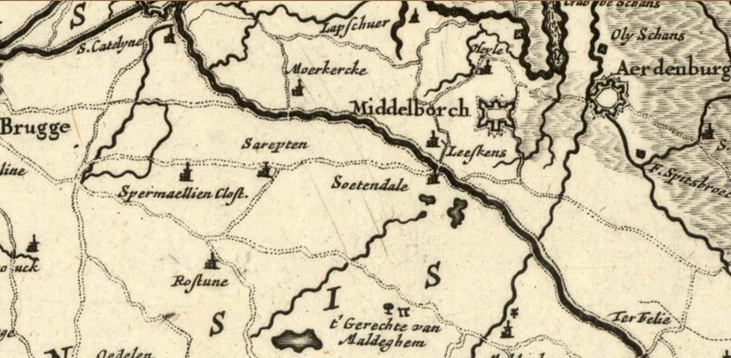 Zoetendaele Blaeu 1600
