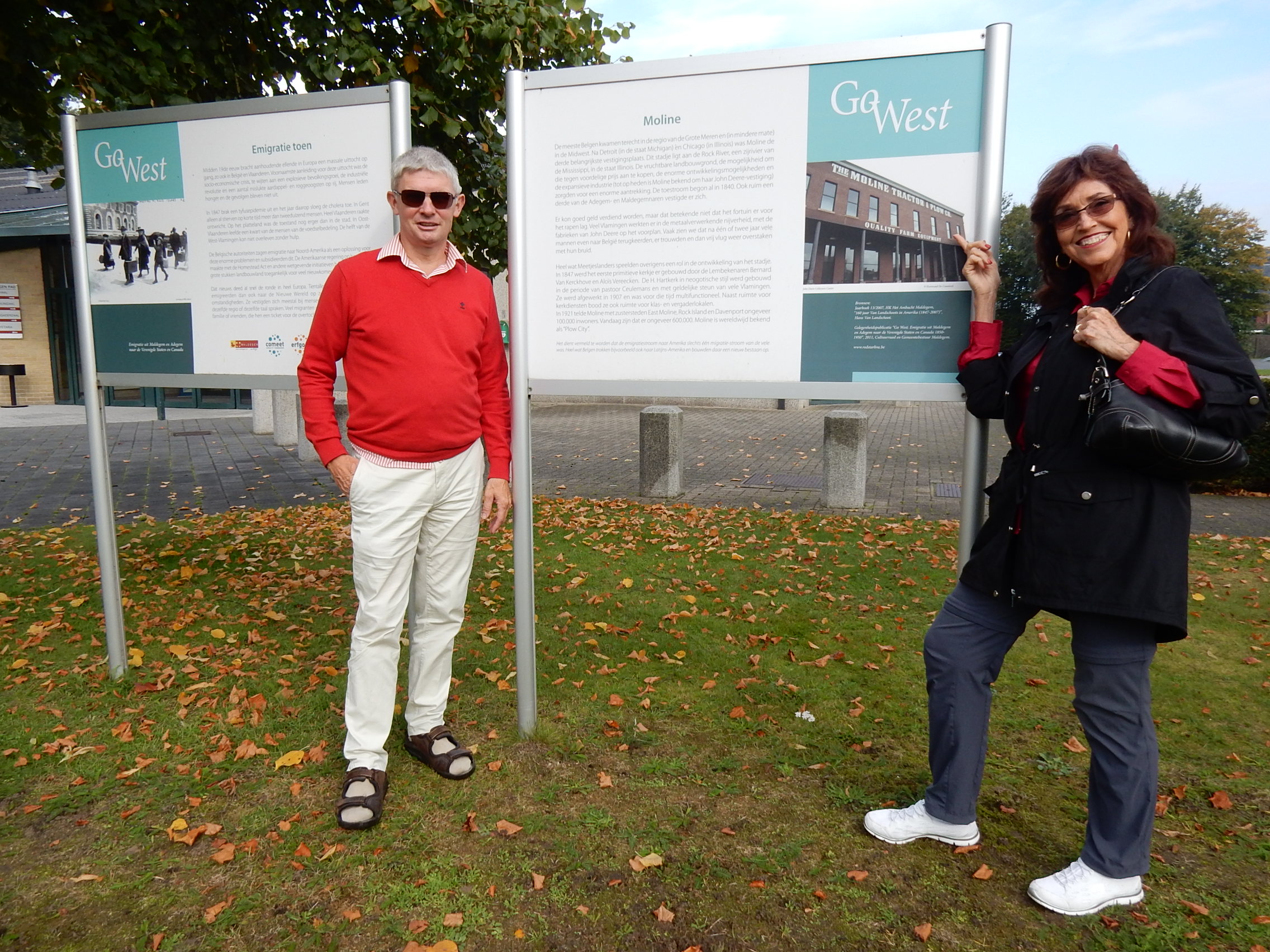 Go West memorial in Adegem