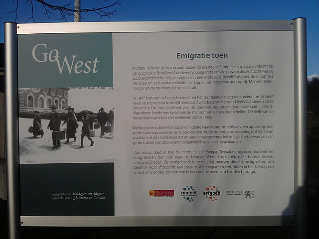 Go West memorial in Adegem