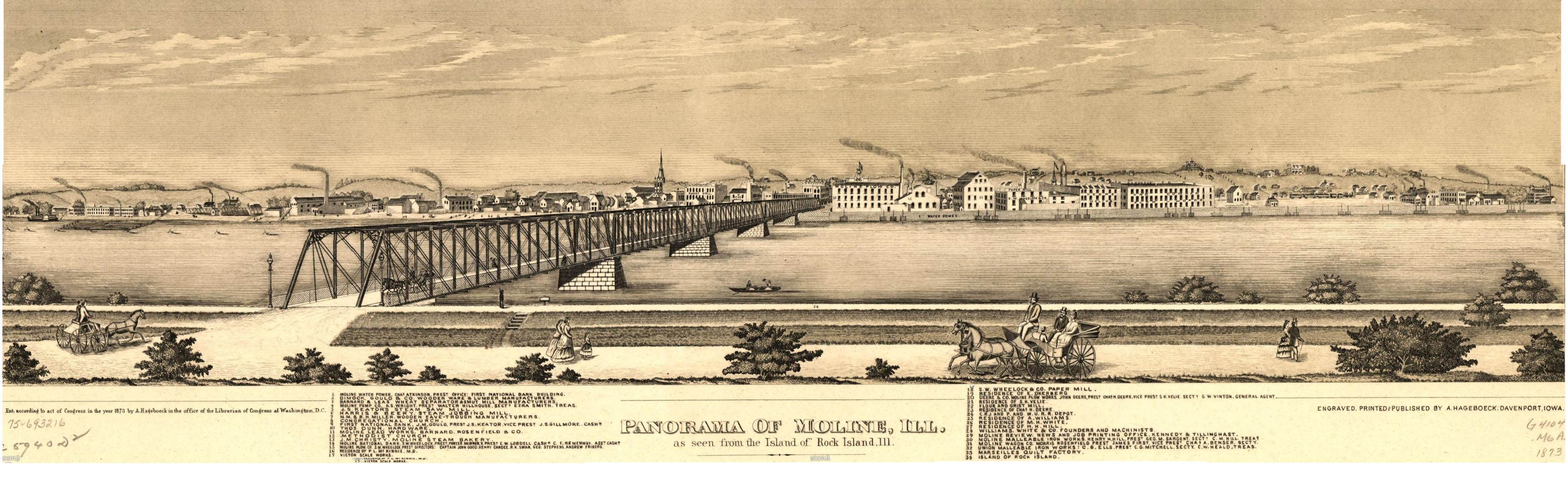 Moline in 1869